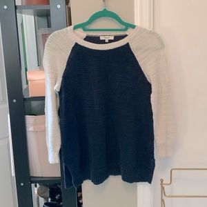 Madewell Knit in Navy and White